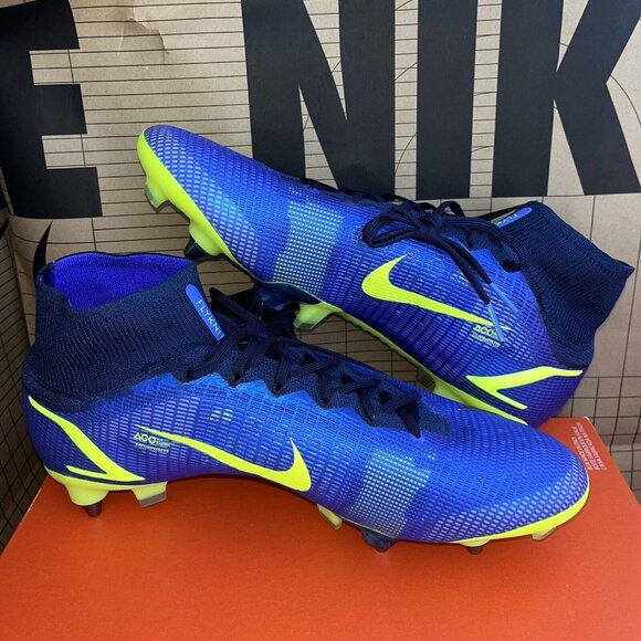 NEW Nike Mercurial Superfly 8 Elite SG PRO Sapphire Volt DD3688 575 Men Size 10 main image 7